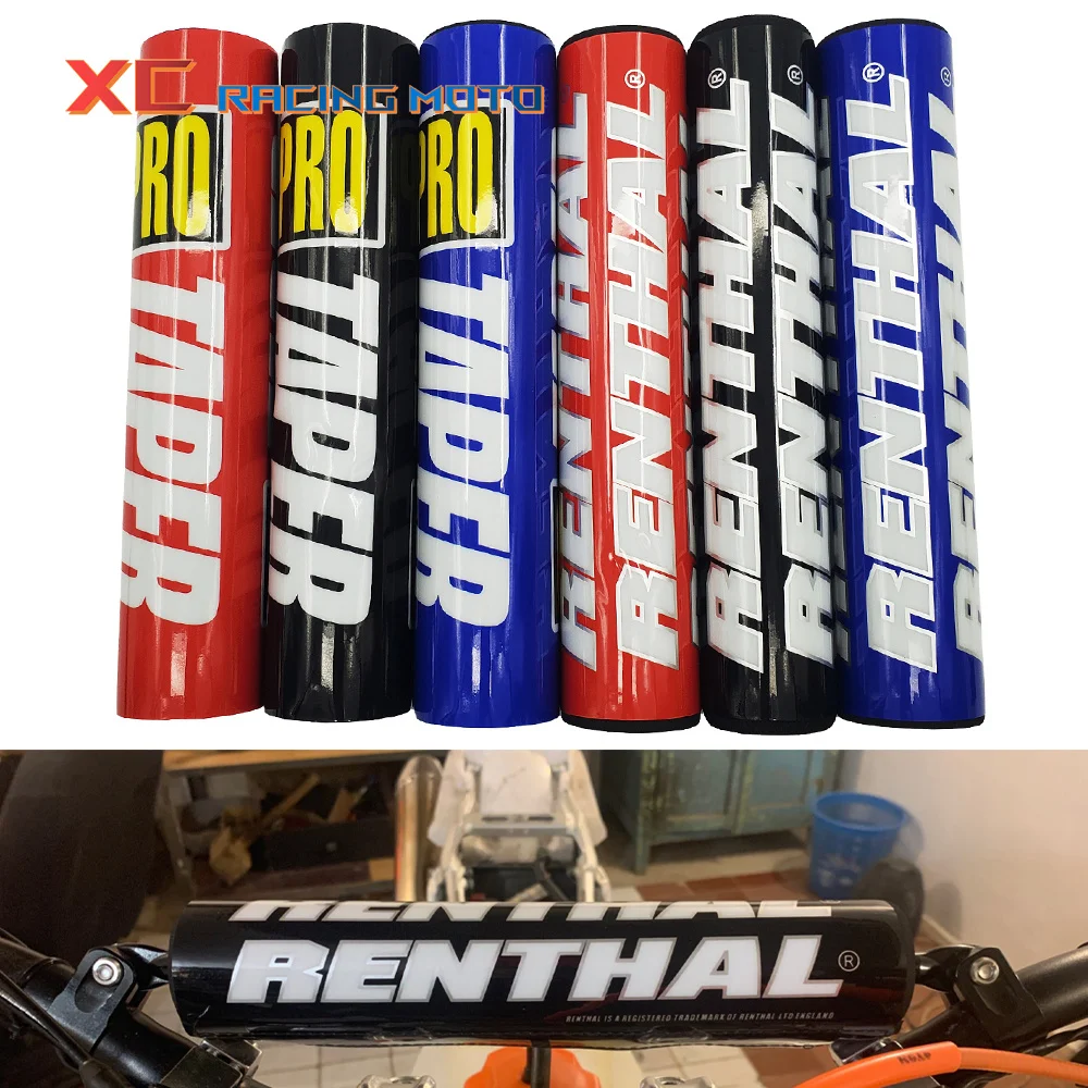 

Motorcycle ATV 25cm length Handlebar Pads For Renthal Pro 7/8" Handlebar Crossbar For EXC CR CRF YZF Honda KTM Yamaha Kawasaki