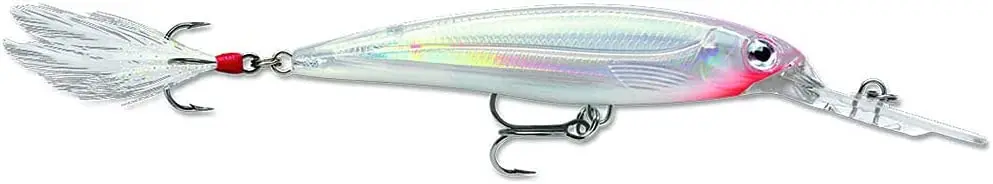 

X-Rap Deep 10 Isca de pesca, 10 cm, fantasma de vidro