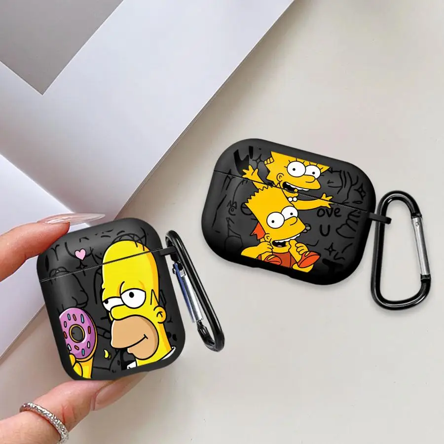 Фото Крутой чехол с изображением Симпсонов для Airpods Pro 2 Pro2 3 Pro3 4 1, чехол для наушников №2