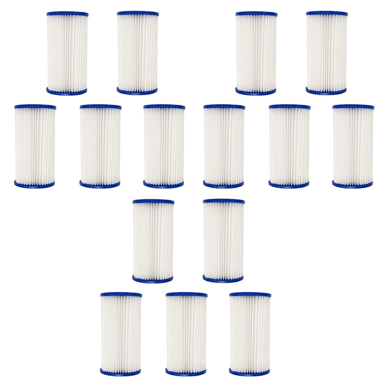 

15Pcs/Set Swimming Pool Filter Pool Filter Pumps Cartridges Universal Replacements For Pool Cleaning