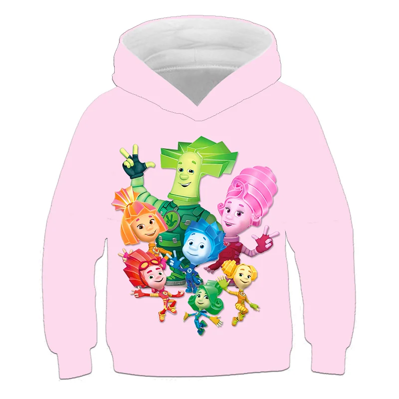 

Kids Cartoon The Fixies Funny T Shirt Baby Boy/Girl Spring Autumn Top Hoodie Kids Cute Clothes
