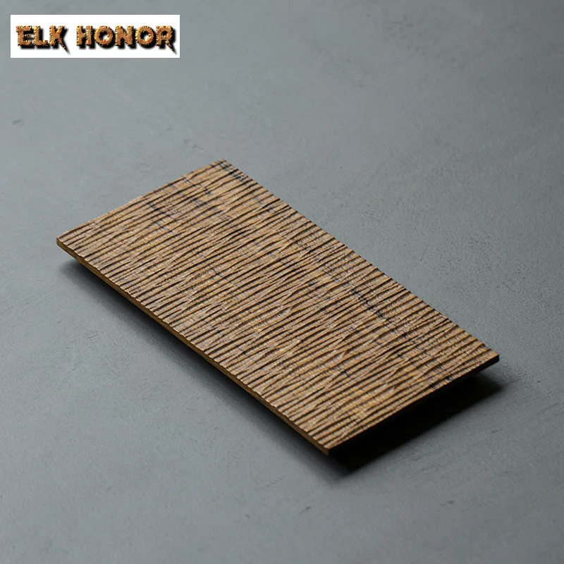 Поднос для сухого чая из тика Мьянмы маленькая чайная тарелка цельного дерева