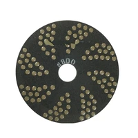high speed 27 inch spiral sponge surface processing fiber hog hair pad diamond burnished polishing pad