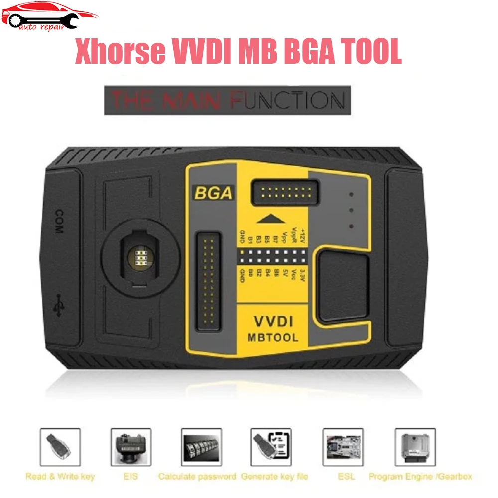 

Original Xhorse VVDI MB BGA Tool for Merced-es Ben-z Car Key Programmer vvds BGA Calculator Function No Token for All Keys Lost