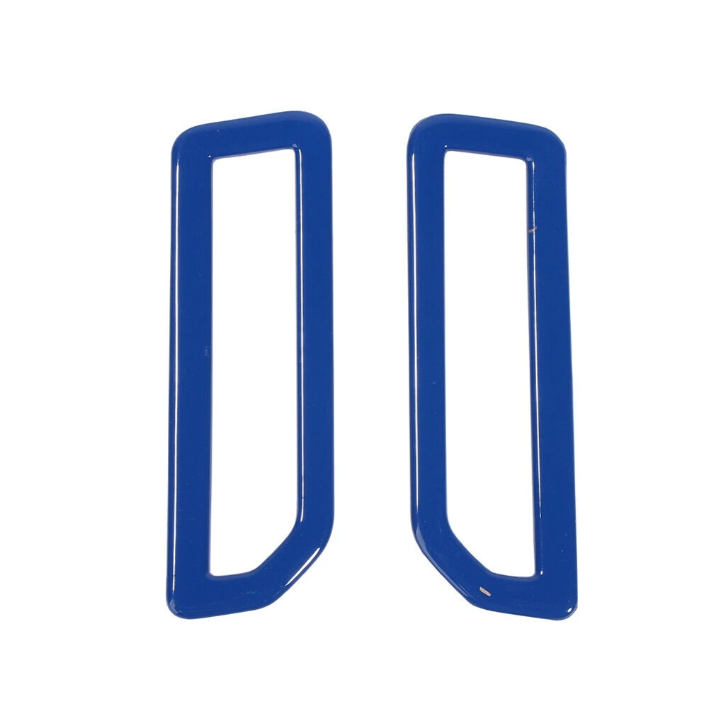 

Автомобильная декоративная накладка на решетку вентиляционного отверстия для Ford Bronco 2021 2022, аксессуары для интерьера, синий абс