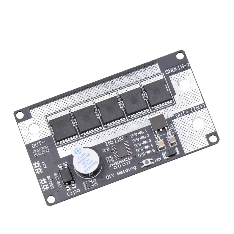 Плата управления JHEMCU 12V для точечной сварки LiPo аккумуляторов 18650, 26650, 32650, высокотоковый точечный сварочный аппарат для радиоуправляемых моделей, DIY-проектов, самолетов, лодок, автомобилей (art.: 3920db6aca83d) - 3920db6aca83d