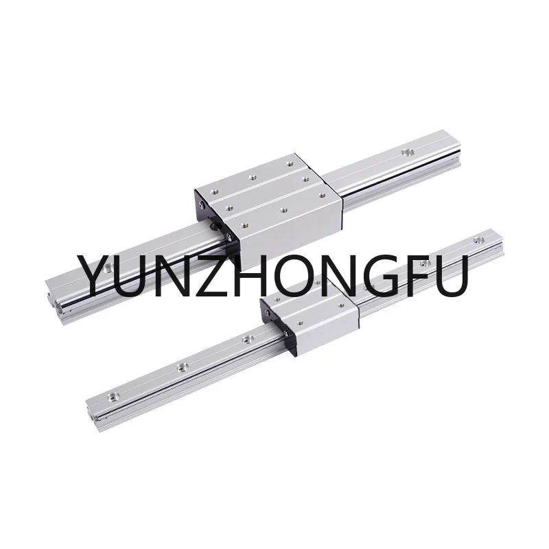 

Direct sales external double axis linear guide slide LGD6 12 16 Furniture custom slide display cabinet track