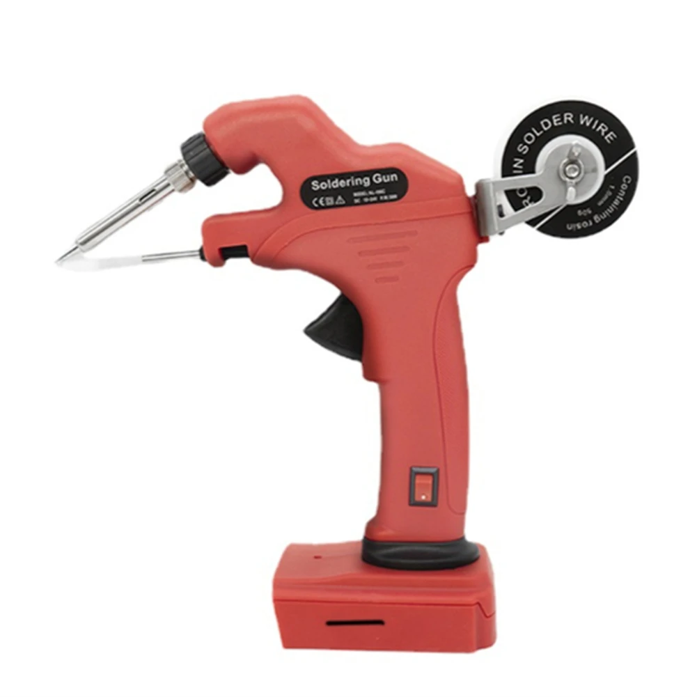 

Cordless Soldering Machine Electric Send Tin Tool Fast Thermal Soldering Iron Power Tools for Battery Red