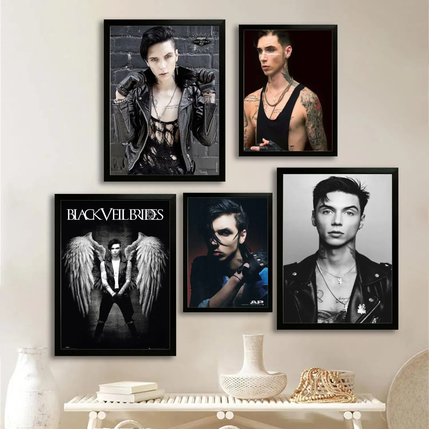 andy biersack Холст Художественный постер и настенное искусство печать с картинками