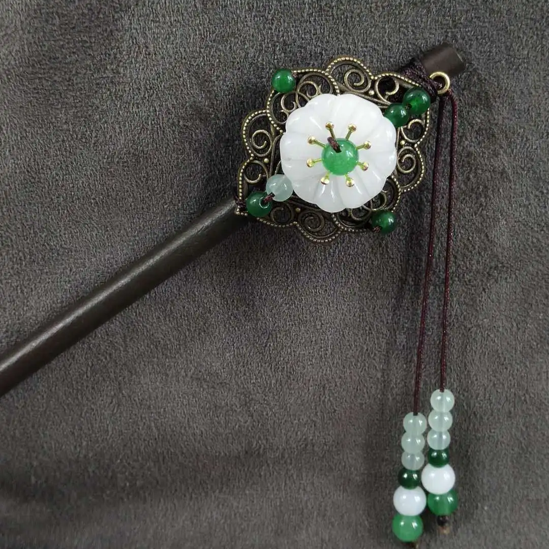 Китайская этническая шпилька для волос Hanfu с кисточкой