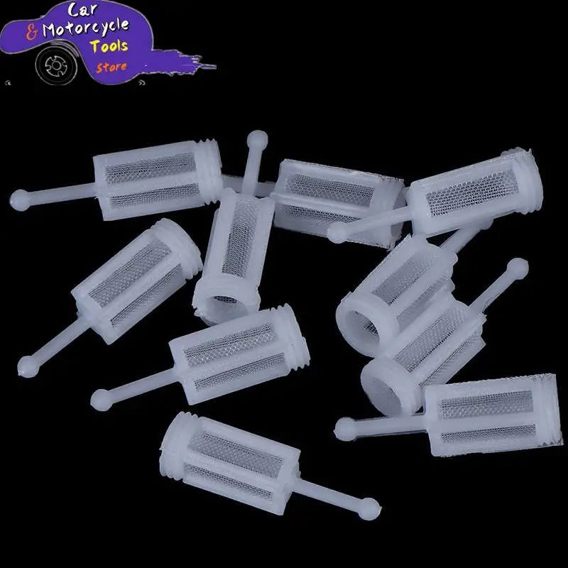 

10pcs Plastic Gravity Type Spray Gun Spray Filter Pot Diameter 11mm length 36mm