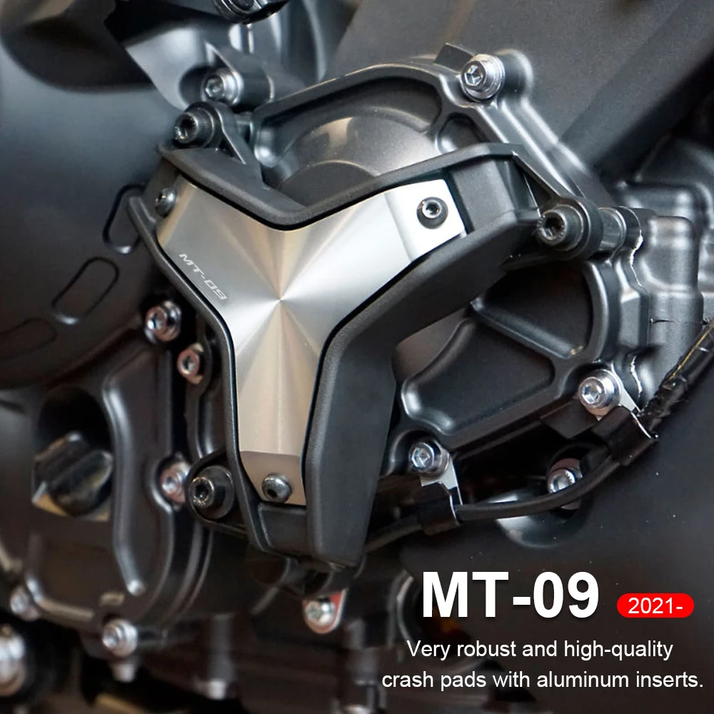 

NEW Motorcycle Parts For Yamaha MT09 MT-09 MT 09 2021 Tracer 9 gt Side Engine Guard Protection Sliders Crash Pads