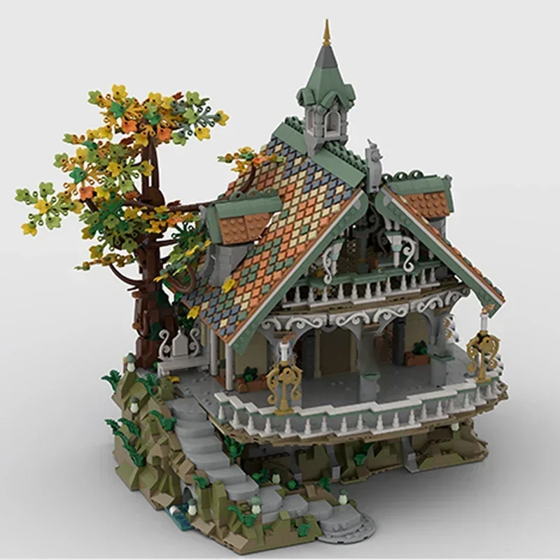 Модель Ring King Street View Moc Building Bricks The Last House Technology Модульные блоки Подарки