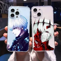 anime tokyo ghouls terror horror phone case for iphone 13 12 11 8 7 plus mini x xs xr pro max transparent soft