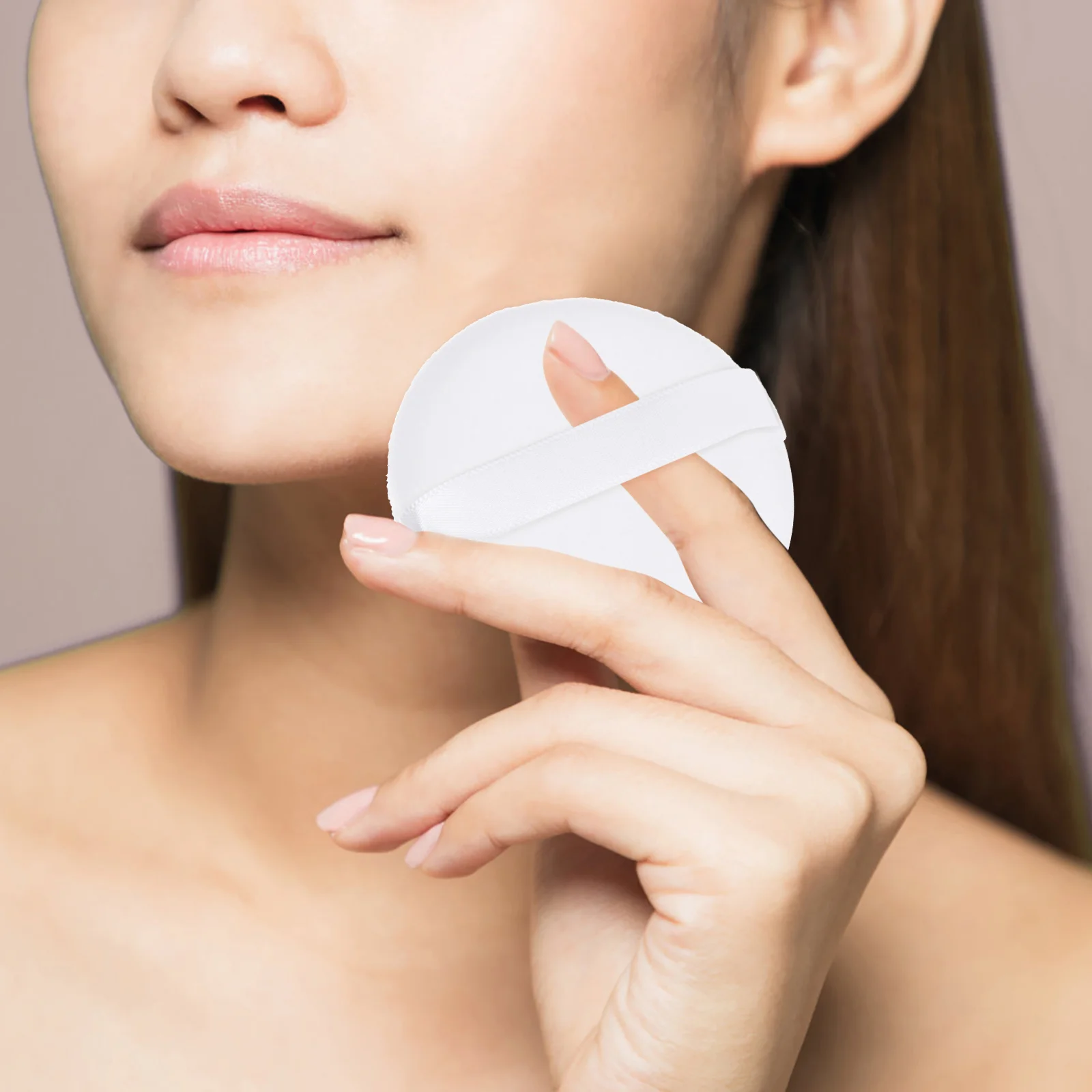 

Puff Powder Makeup Puffs Facesponge Beauty Smalltool Girl Pad Plush Foundationbody Setting Compact Facial Triangle Velour Woman