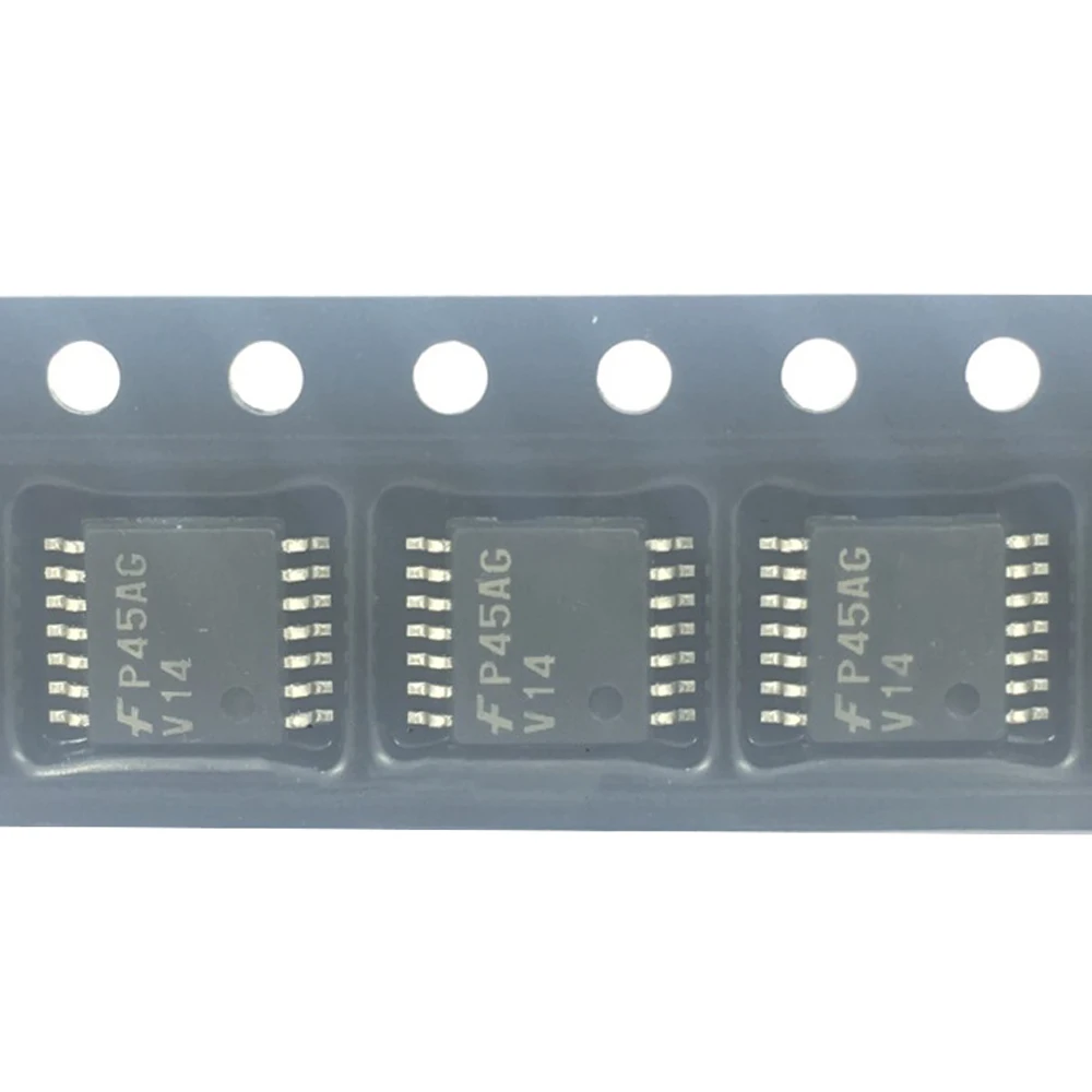 

10 шт. 100% оригинальный новый инвертор 74VHC14MTCX 74VHC14 Шелковый экран V14
