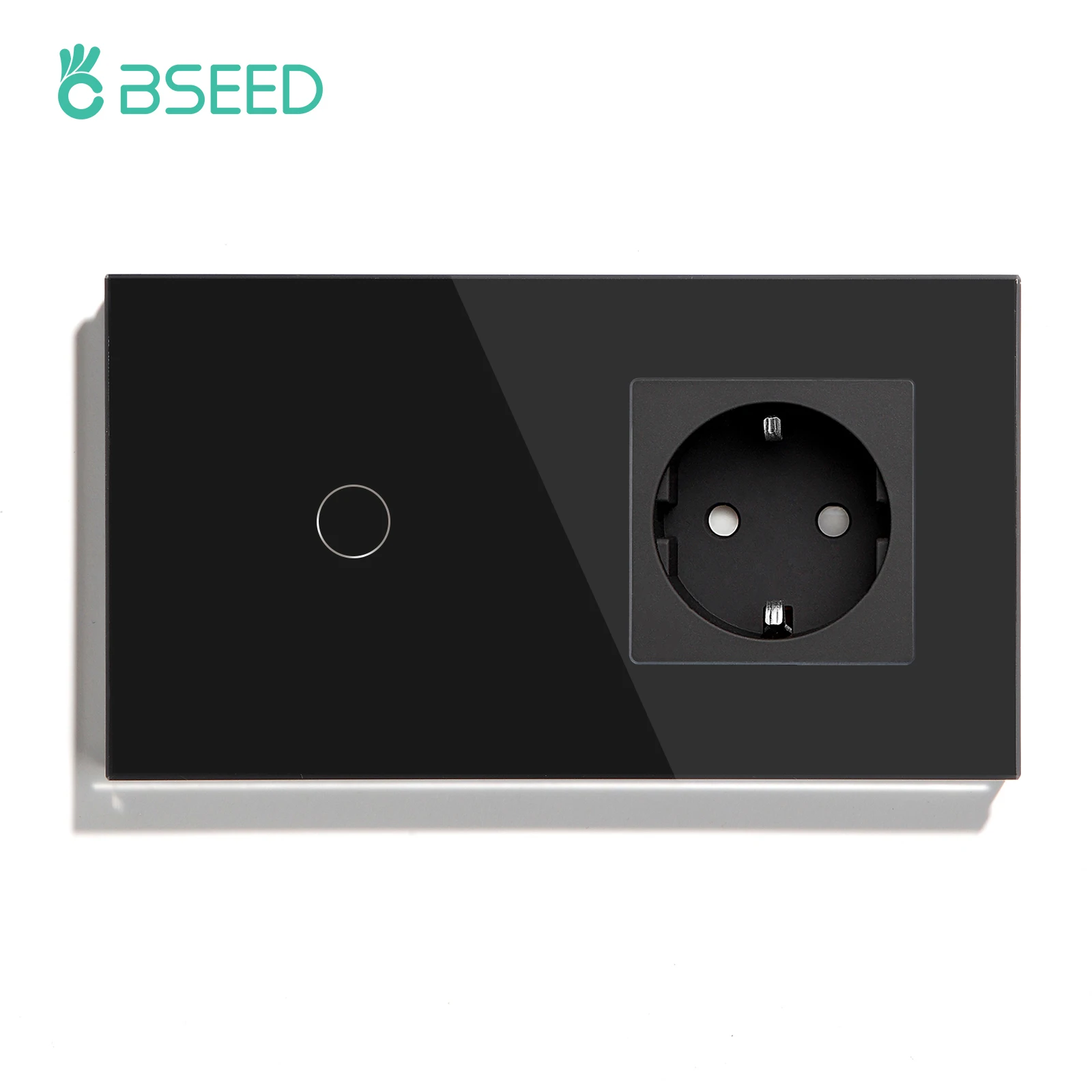 

Сенсорный выключатель BSEED с розеткой 1/2/3 клавиш