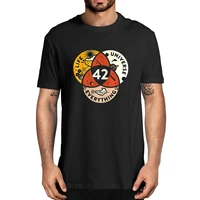 42 the answer to life the universe and everything douglas adams mens 100 cotton novelty t shirt women soft tee unisex tshirt