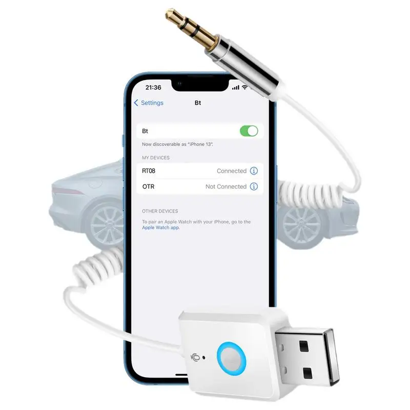 

USB аудио адаптер портативный универсальный беспроводной Автомобильный приемник и передатчик многофункциональный и удобный Plug And Play USB