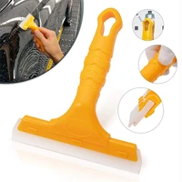 2pc car silicone water wiper scraper blade squeegee 16cm car vehicle soap cleaner windshield window washing cleaning accessories