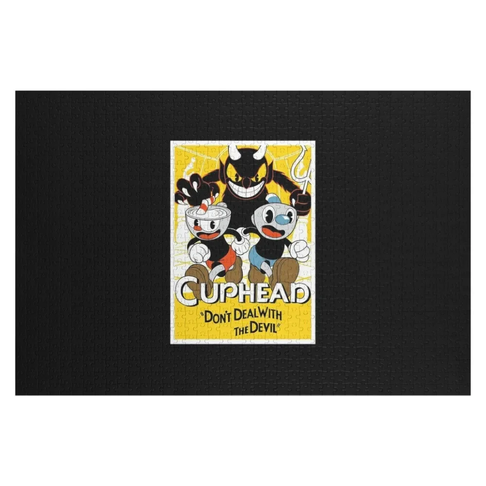 Головоломка Cuphead персонализированный подарок с фотографией настраиваемый