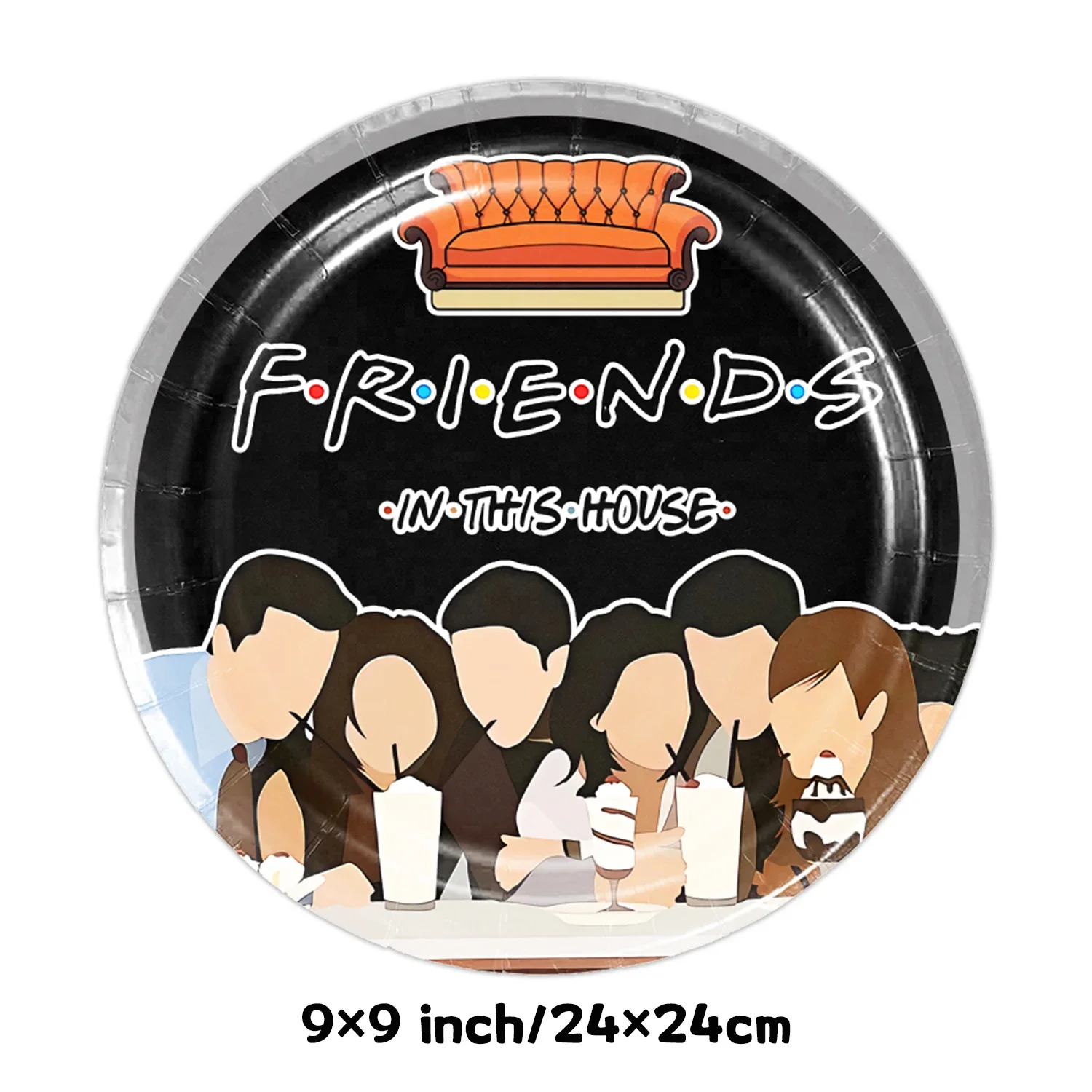 

Одноразовые наборы посуды Friends для дня рождения