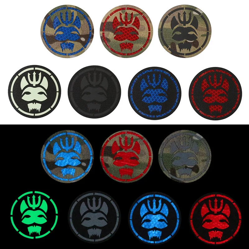 

US Marine Corps IR Hook and Loop Patches on Clothes Seal Tactical Morale Badges on Backpack Hat Sticker Armband Reflective Patch