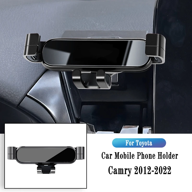 

Car Phone Holder For Toyota Camry 2012-2022 Gravity Navigation Bracket GPS Stand Air Outlet Clip Rotatable Support Accessories