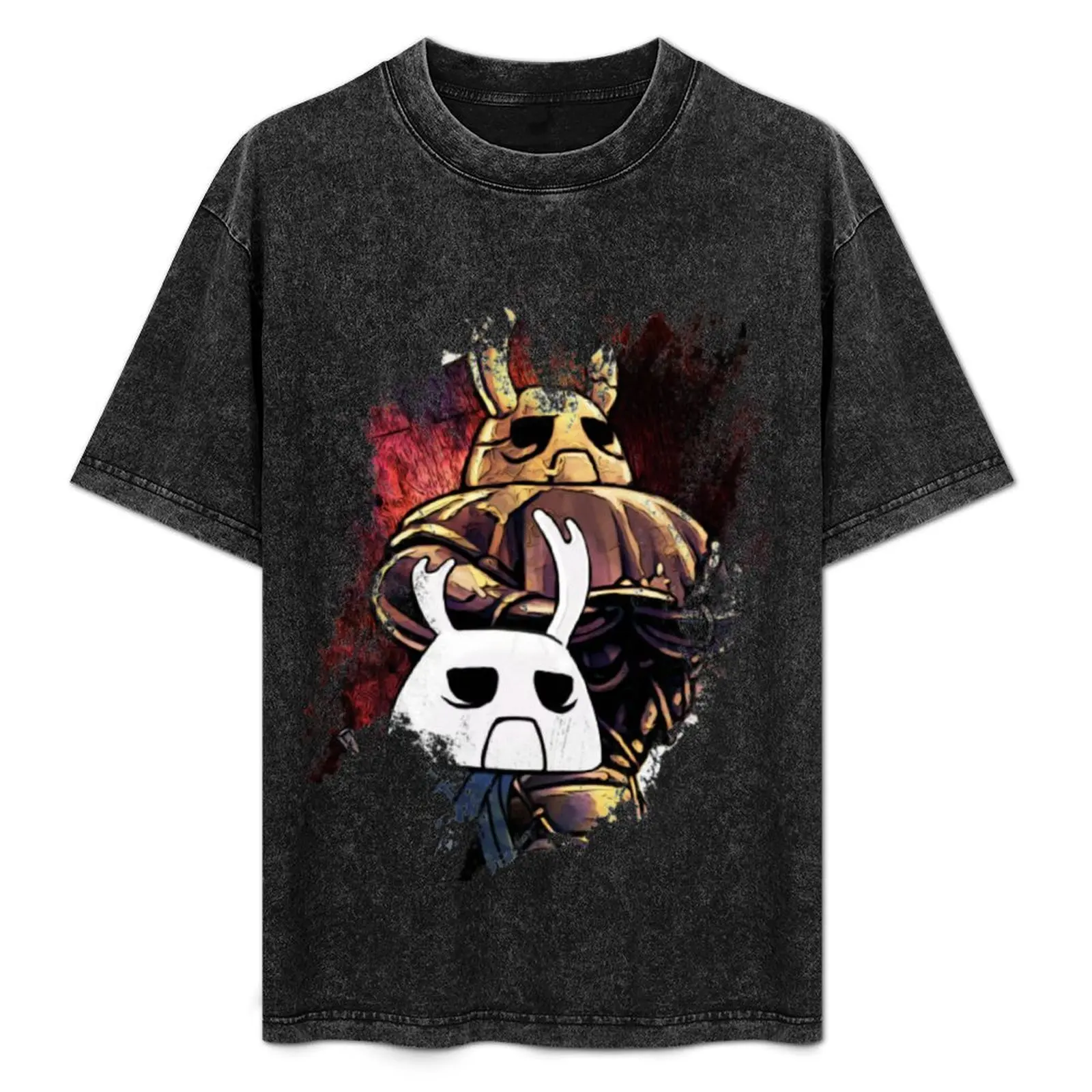 Футболка Hollow Knight Zote винтажная рубашка с рисунком аниме мужская одежда набор