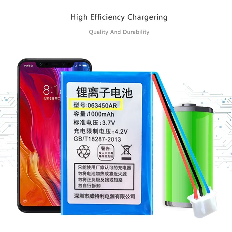 Аккумулятор 1000 мАч для 063450AR беспроводной мобильный фиксированный телефон LS938 LS933