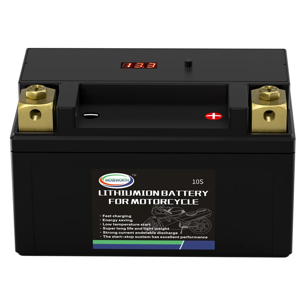 

10S LiFePO4 аккумулятор для мотоцикла, скутера, литий-железо-фосфатный пусковой аккумулятор 12 В, 6 Ач, 420 CCA, встроенный глубокий цикл BMS для ATV UTV