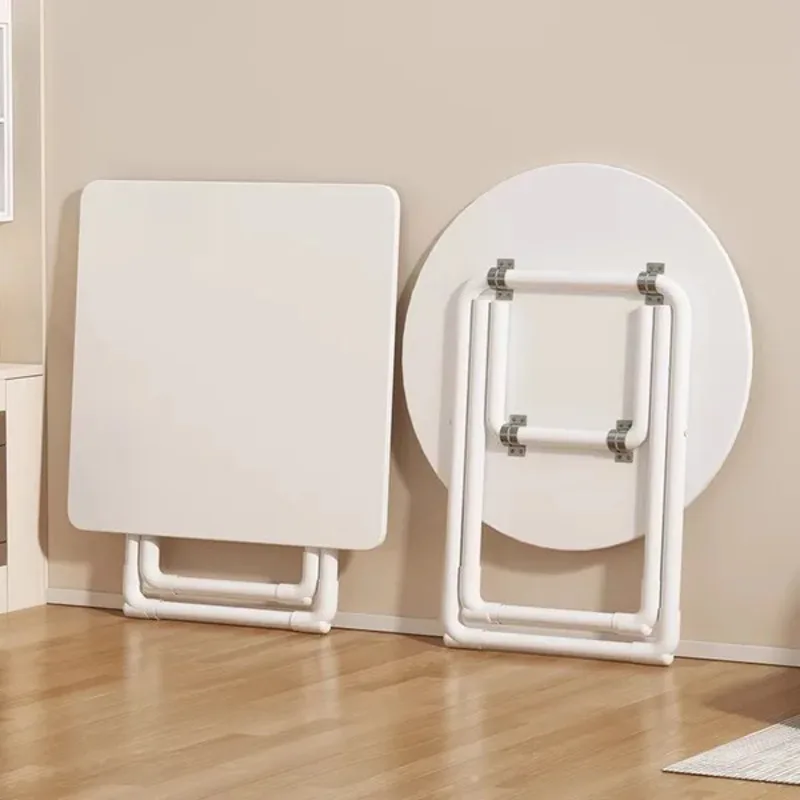 

Small Folding Convenient Home Dining Round Dinner Table Furniture Kitchen Camping Out