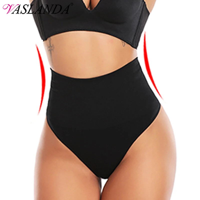 

Thong Shapewear for Women Tummy Control High Waisted Butt Lifter Thongs Underwear Seamless Slimming Body Shaper Panty G-String
