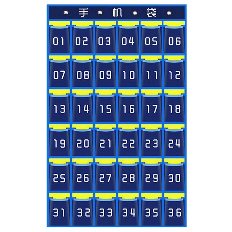 Чехол для мобильного телефона 18 24 30/36 48 54/60 карманов классная комната стен пакет