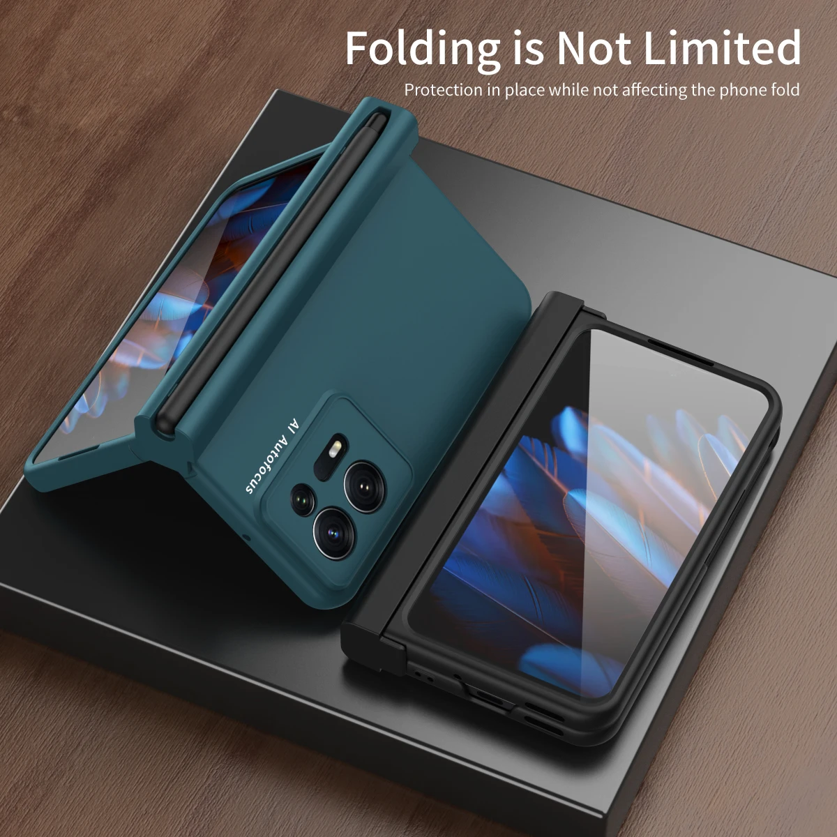 

With Capacitive Pen + Pen Slot For OPPO Find N2 5G Hinge Magnetic Protector All-inclusive Front Screen Glass Case Cover