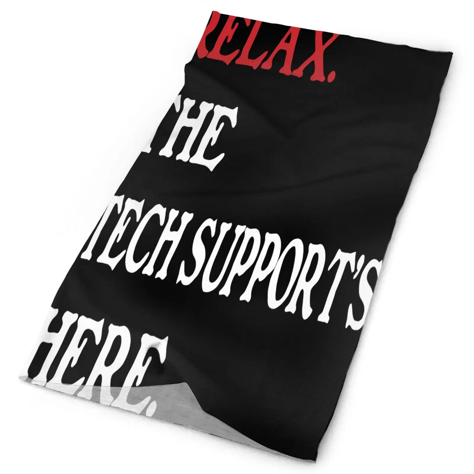 

2020 стильная бандана Relax The Tech Support для мужчин, туристическая балаклава, шапка, маска, Охотничья бандана, зимний шарф для женщин и мужчин