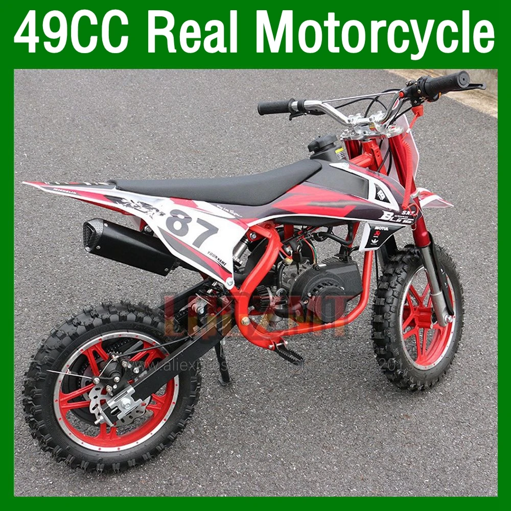 49cc Real Superbike mini ATV off-road vehicle mountain bike small motorcycle 2Stroke vehicle hill bikes beach sports car Scooter