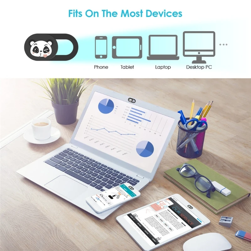 3шт милый чехол для камеры защитный объектива телефона наклейка маскировки