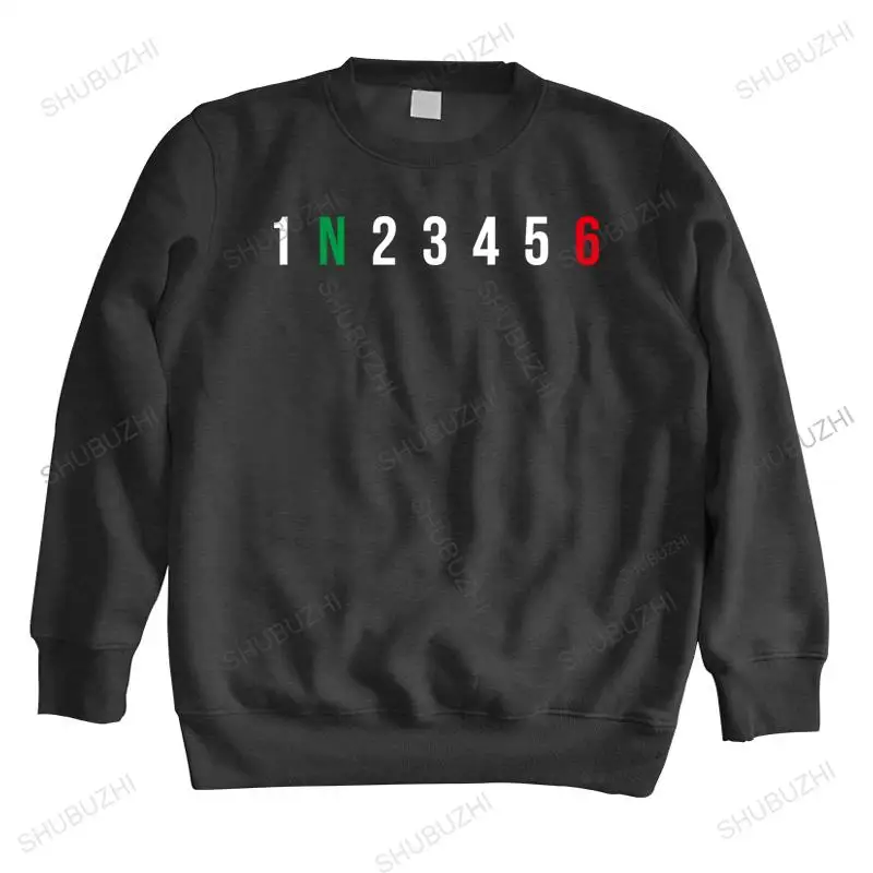 

men autumn spring sweatshirt black hoody 1 N 2 3 4 5 6 Motor Gears Joke Cool brand winter hoodie for boys warm hoody euro size