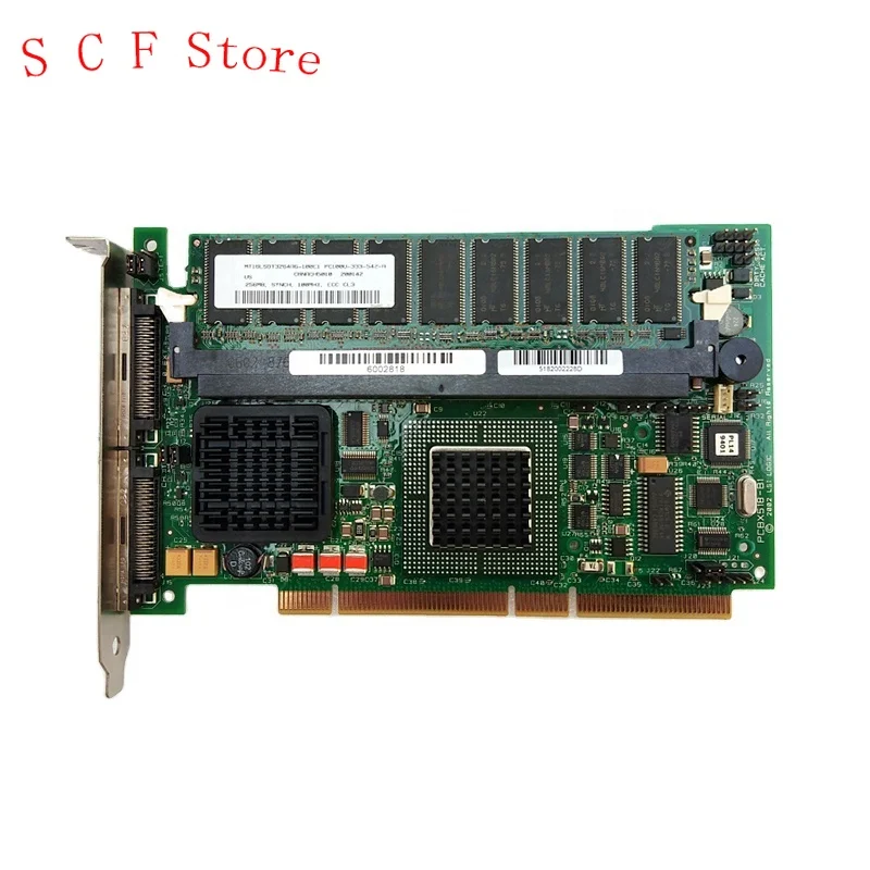 

For PCBX518-B1 For LSI Logic Dual Channel SCSI Array Card 128M Before Shipment Perfect Test