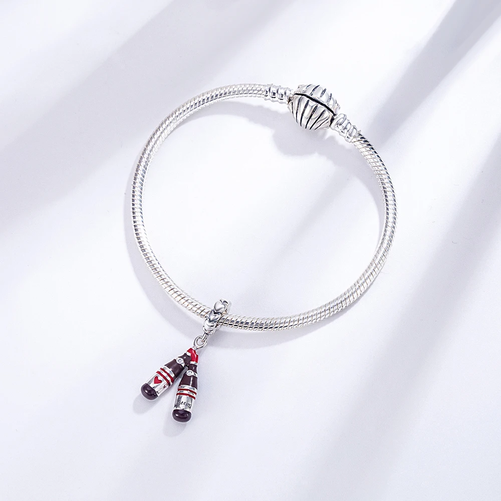 Подвеска сердце с двойной бутылкой HANZHISHI