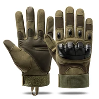 military tactical full finger men gloves touch screen paintball airsoft hard knuckle outdoor climbing riding army combat gloves