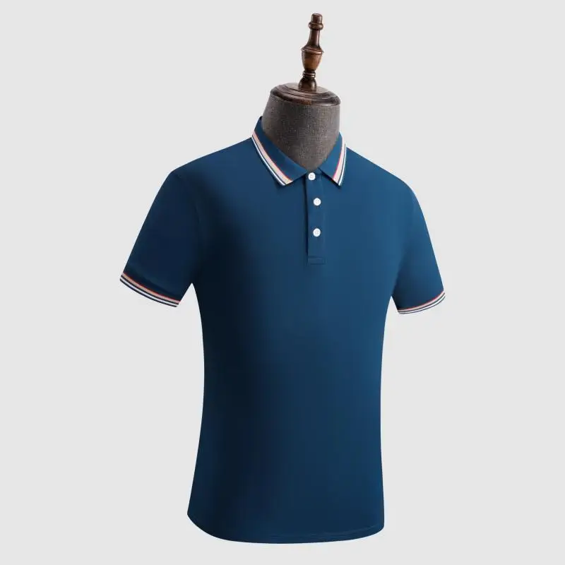 

Big Brand Double Bead Live E-Commerce Short Sleeve Lapel Men and Women with Simple Fashion Youth Have Fan Brand Customization