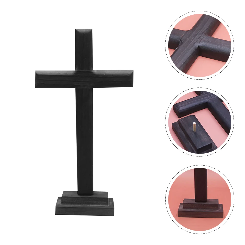 

Cross Decoration Wooden Prayer Adornments Supplies Christian Ornamentation Crafts Shaped Religious