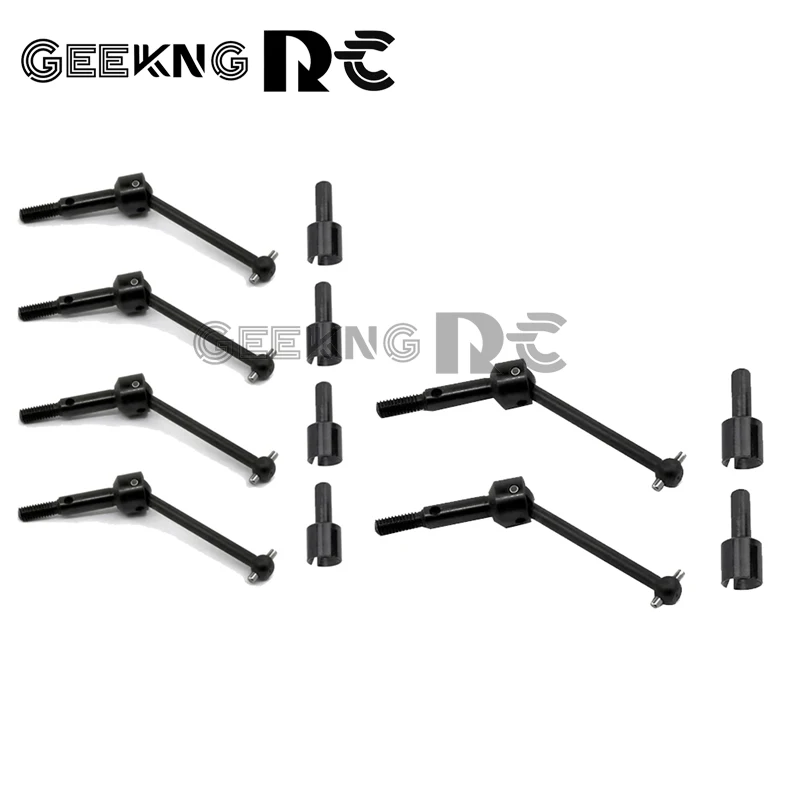 

4Pcs Universal Drive Shaft CVD 39Mm Swing Drive Shafts With Differential Cup Parts For Tamiya TT01 TT02 TA04 TT-02 RC Car