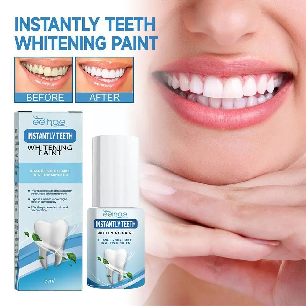 

5ml Tooth Enamel Paint Safe Effective Gentle Teeth Gel Essence Remove Plaque Stains Whitener Dental For Whitening Oral Clea I5U3