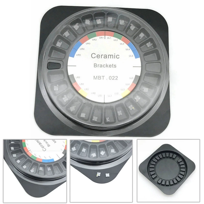 Стоматологический ортодонтический керамический кронштейн скобы Roth/MBT .022 345/3