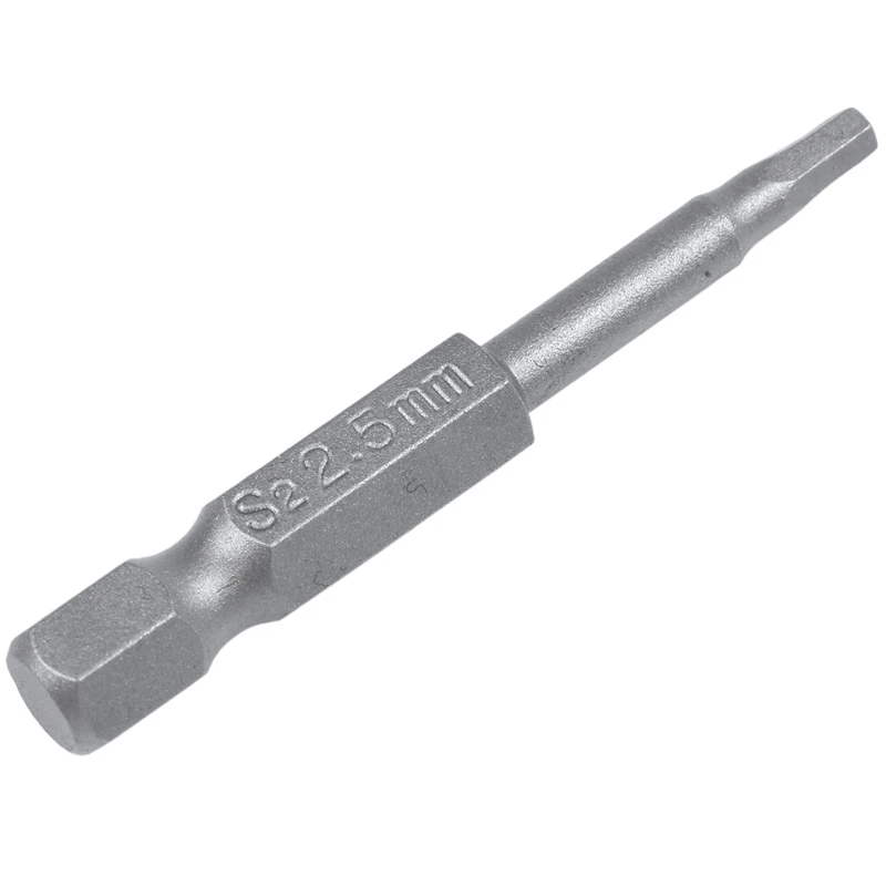 

8Pcs Magnetic Hexagon Screwdriver Bit S2 Steel 1/4 Inch Hex Shank Screw Drivers Set 50Mm Length H1.5-H8