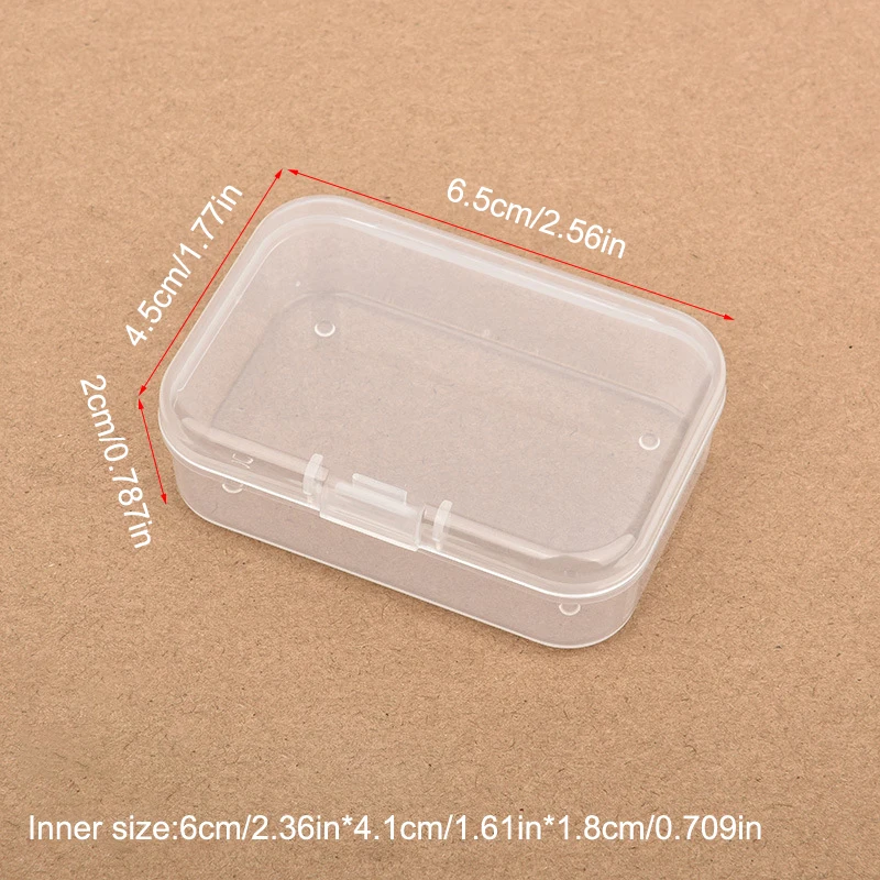 

Пластиковая коробка, прозрачный органайзер для ювелирных изделий, коробка для образцов, маленькая коробка для хранения инструментов, ящик для инструментов для наращивания ногтей, чехол для ремонта мобильного телефона