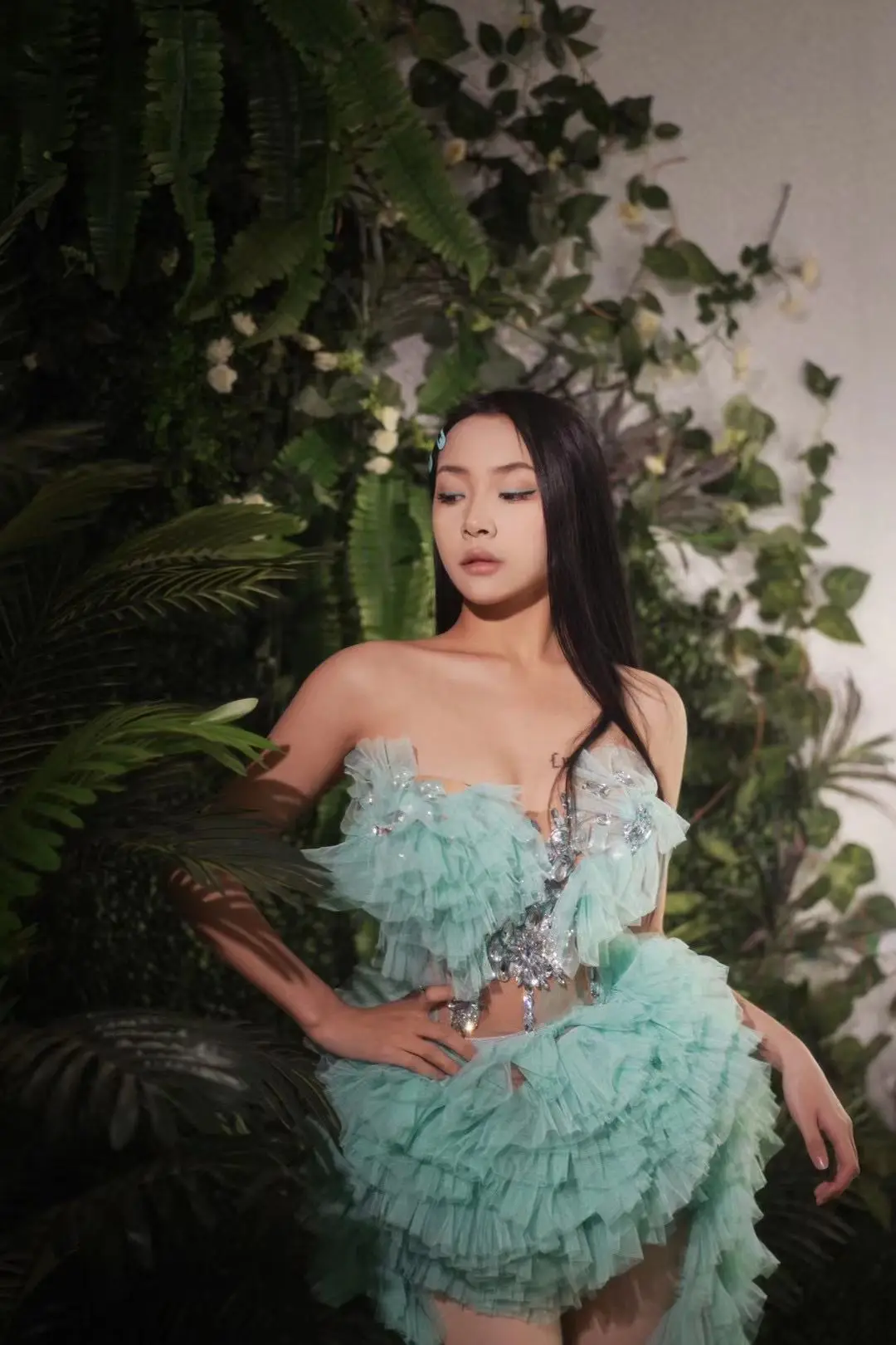 Пышный женский наряд платье Drag Queen 2024 новый дизайн сексуальная одежда для